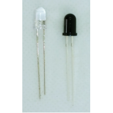 IR emitter and receiver 5mm (package contains 2 pairs) 